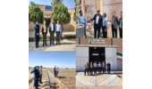 بازدیدرئیس مؤسسه تحقیقات پنبه کشور از ایستگاه تحقیقات کشاورزی کاشمر